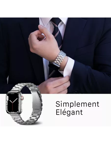 Casual Stainless Steel Bracelet for Apple Watch 8, 7, 6, SE, 5, 4...