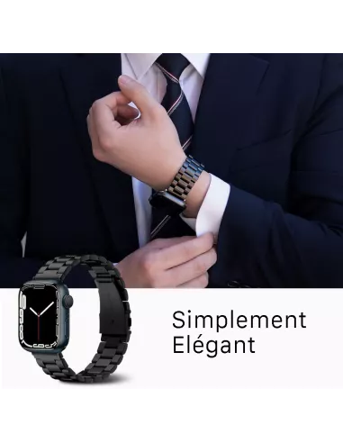 Casual Stainless Steel Bracelet for Apple Watch 8, 7, 6, SE, 5, 4...
