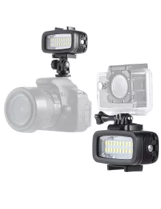 Lampe et Torche de plongée Gopro 20 Leds (IPX8 - 40 mètres) + Filtr... 2