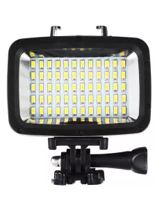 Lampe et Torche de plongée Gopro 60 Leds (IPX8 - 40 mètres)