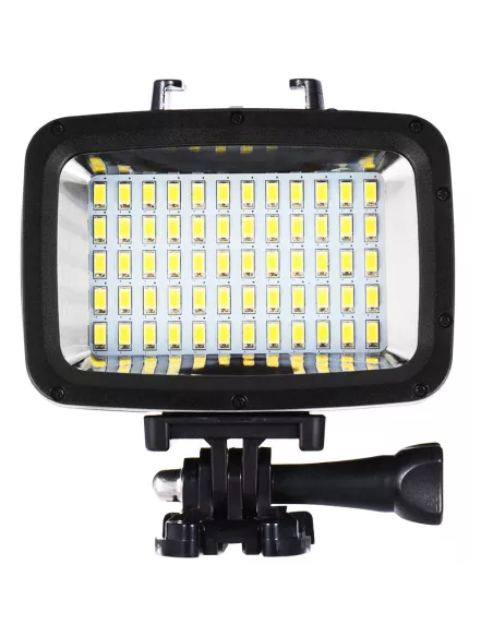Lampe et Torche de plongée Gopro 60 Leds (IPX8 - 40 mètres)