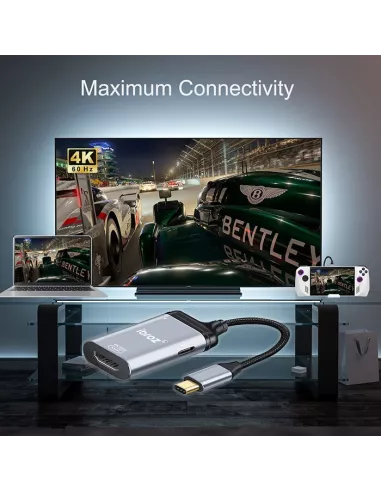 3-in-1 USB-C to HDMI 4K, 3D, PD3.0 adapter - 100W, USB-C 2.0 |...