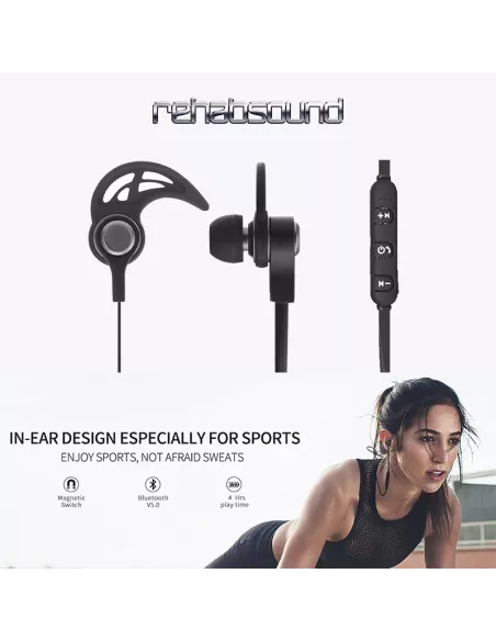 Sporty Bluetooth Headset V985 - Black | Ibroz