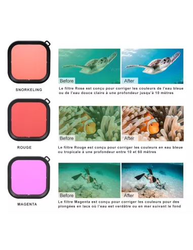 Red Filter for Original GoPro Hero 9 Dive Housing ...