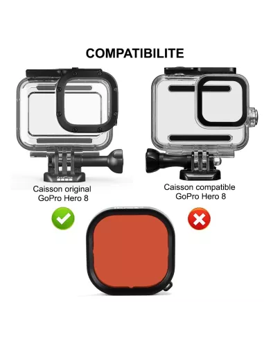 Red Filter for Original GoPro Hero 9 Dive Housing ...
