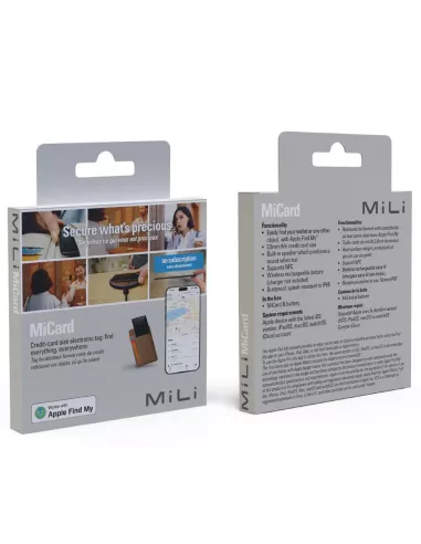 MiLi MiCard tracker localisateur format carte de crédit | Ibroz