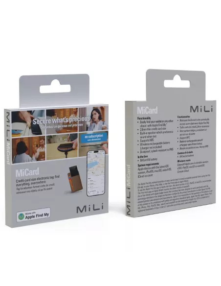 MiLi MiCard tracker credit card size locator | Ibroz