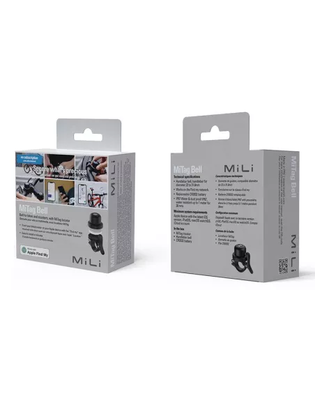 MiLi MiBell Sonnette tracker Localisateur vélo et trottinette | Ibroz