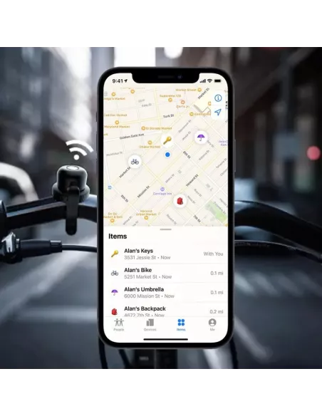 MiLi MiBell Sonnette tracker Localisateur vélo et trottinette | Ibroz