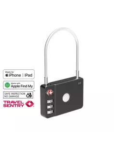 MiLi MiLock padlock tracker luggage security - Black | ...