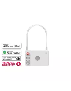 MiLi MiLock cadenas localisateur tracker sécurité bagages - Blanc |...