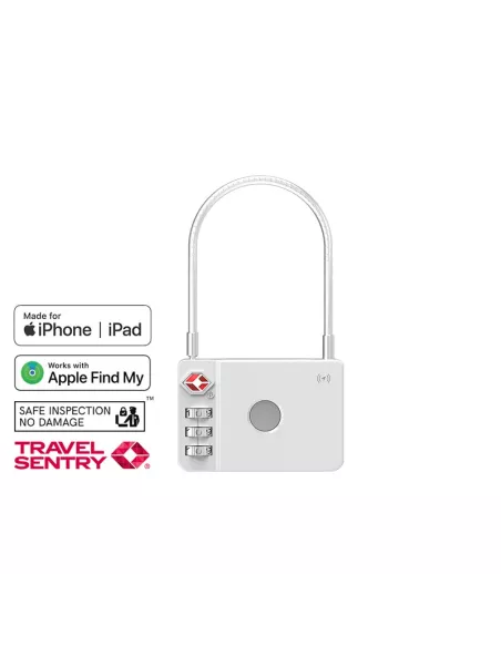 MiLi MiLock padlock tracker luggage security - Black | ...