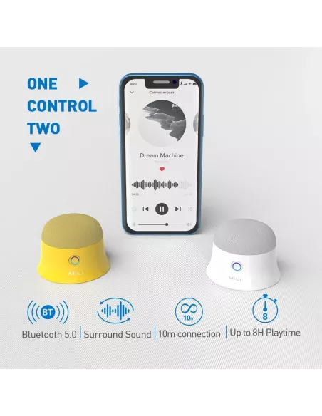 MiLi Mag SoundMate Magnetic Bluetooth Speaker