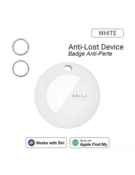 Collier de suivie Cuir pour Chien + Traqueur MiLi MiTag Anti-Perte ...