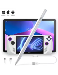 Stylet Pencil Bluetooth Universel pour Tablette Asus, Apple, Lenovo, Console de jeux - Précision et Durabilité - Blanc
