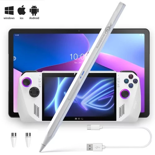 Stylet Pencil Bluetooth Universel pour Tablette Asus, Apple, Lenovo, Console de jeux - Précision et Durabilité - Blanc