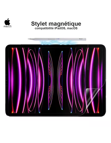 Stylet Pencil Magnétique Bluetooth - Compatible Apple iPad 2018/202...
