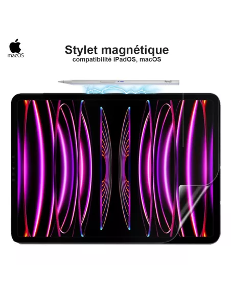 Stylet Pencil Magnétique Bluetooth - Compatible Apple iPad 2018/202...