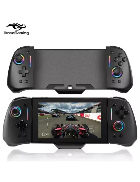 ibroz - Contrôleur filaire ergonomique avec Gyro 6 axes pour Nintendo Switch/OLED