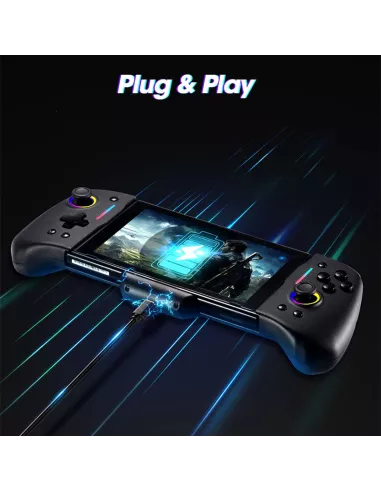 Contrôleur filaire ergonomique avec Gyro 6 axes pour Nintendo Switc...
