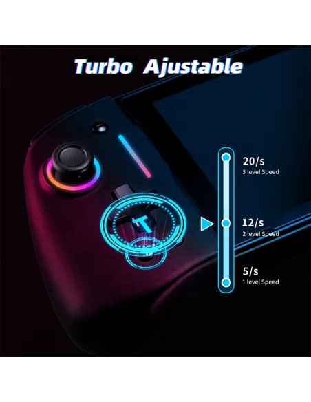 Contrôleur filaire ergonomique avec Gyro 6 axes pour Nintendo Switc...