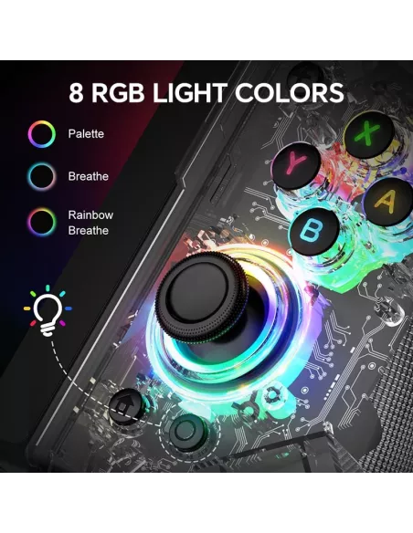 Contrôleur filaire ergonomique avec Gyro 6 axes pour Nintendo Switc...