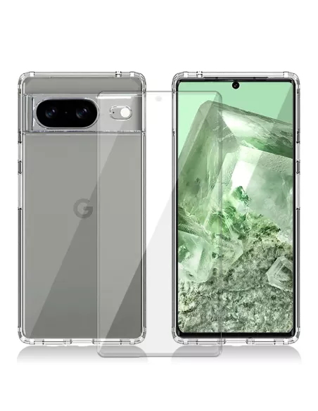 Google Pixel 7 Shockproof Case Bayer Transparent + Screen Protector...