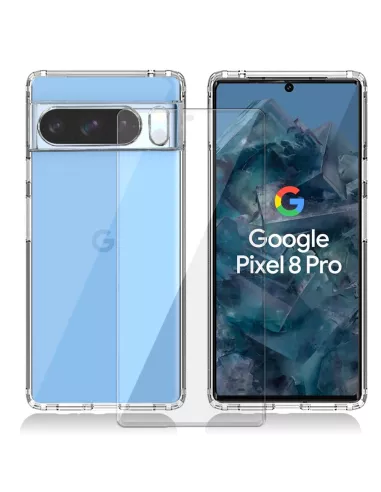 Google Pixel 7 Shockproof Case Bayer Transparent + Screen Protector...