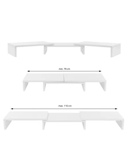 Desk stand for dual monitor PC MAC | Ibroz