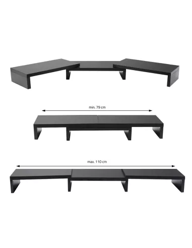 Desk stand for dual monitor PC MAC | Ibroz