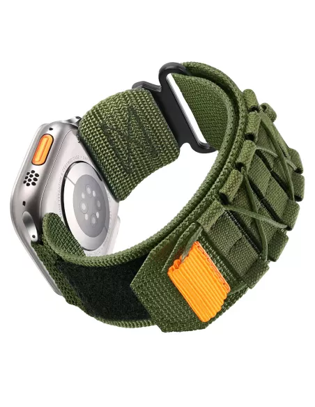 Bracelet Militaire en Nylon pour Apple Watch Ultra-Ultra 2 et Serie 9, 8, 7, 6, 5, 4 - Sport et Aventure