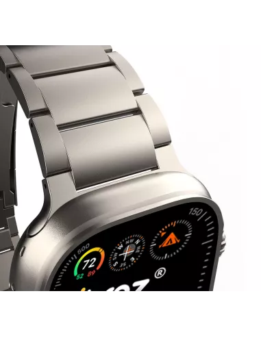 Bracelet à Maillons en Titane Apple Watch Ultra, Ultra 2, et les sé...