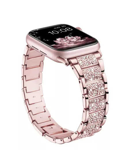 Bracelet Femme Diamond Strass pour Apple Watch - Élégance et Raffin...