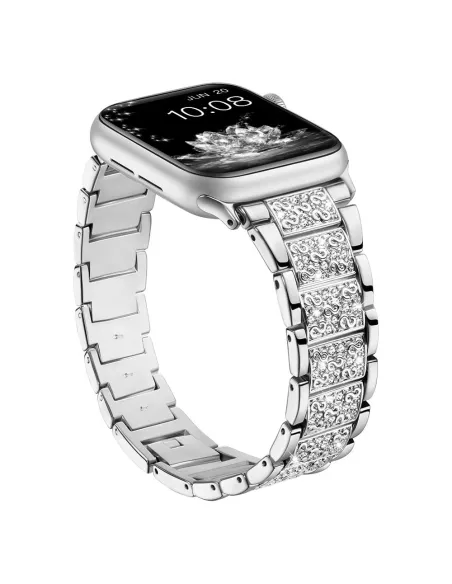 Bracelet Femme Diamond Strass pour Apple Watch - Élégance et Raffin...