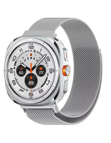 Bracelet en maille milanaise pour Samsung Galaxy Watch 7 - Silver