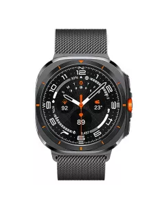 IBROZ - Bracelet en maille milanaise pour Samsung Galaxy Watch 7 - Titane Graphite 2