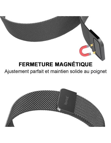 Bracelet en maille milanaise pour Samsung Galaxy Watch ULTRA 47mm (...