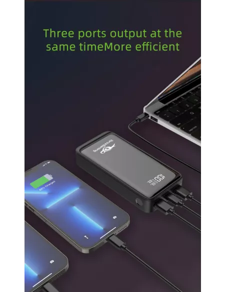 Batterie Portable PowerBank 100W GaN, 20 000 mAh Pour Consoles de J...