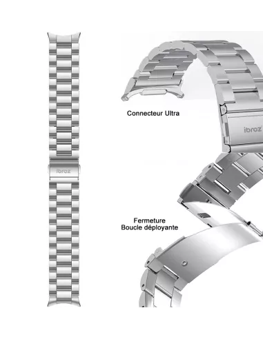 Bracelet en acier inoxydable pour Samsung Galaxy Watch Ultra 47mm (...