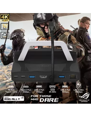 Dock Station d'Accueil ROG Ally X Universel - 30W Turbo Mode - Desi...