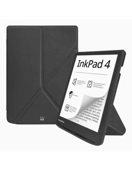 Origami Leather Case KOBO Aura H2O (2nd Edition) - Black | Ibroz
