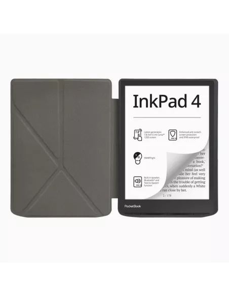 Origami Leather Case KOBO Aura H2O (2nd Edition) - Black | Ibroz
