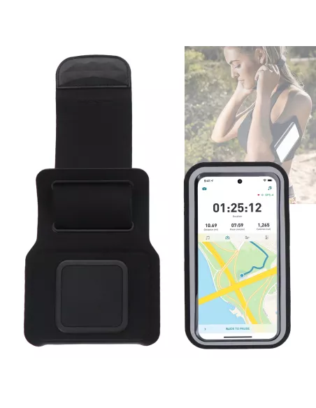 Brassard de Sport et Jogging avec Housse de Smartphone Aimantée Détachable