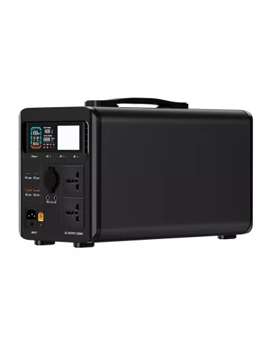 Powerstation Plug-and-Play 1008Wh LiFePO4 1200W | Station d’Alimentation Portable Solaire MPPT & Onde Sinusoïdale Pure