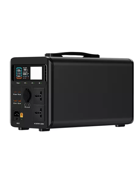 Powerstation Plug-and-Play 1008Wh LiFePO4 1200W | Station d’Alimentation Portable Solaire MPPT & Onde Sinusoïdale Pure