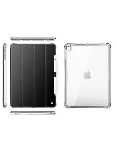 iPad Classic 10. 2" - Shockproof Case + Smart Cover + Black | Ibroz