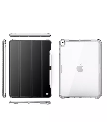 iPad Mini 5 (7.9"- 2019) - Shockproof Case + Smart Cover - Black | ...