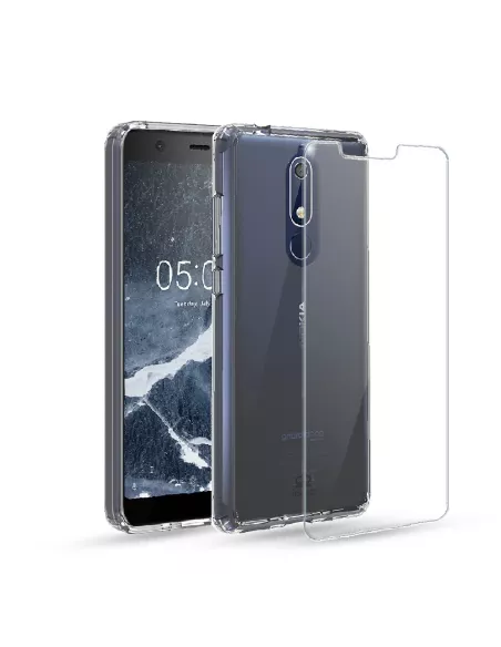 Nokia 5.1 Reinforced shell + 9h tempered glass | Ibroz