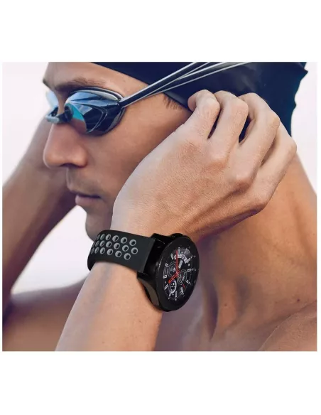 Bracelet Sport Universel Samsung Watch / Huawei Watch - Noir/Blanc ...