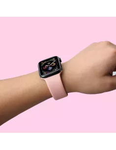 Bracelet Apple Watch 8, 7, 6, SE, 5, 4, 3 - SoftTouch - Rose | Ibroz 2